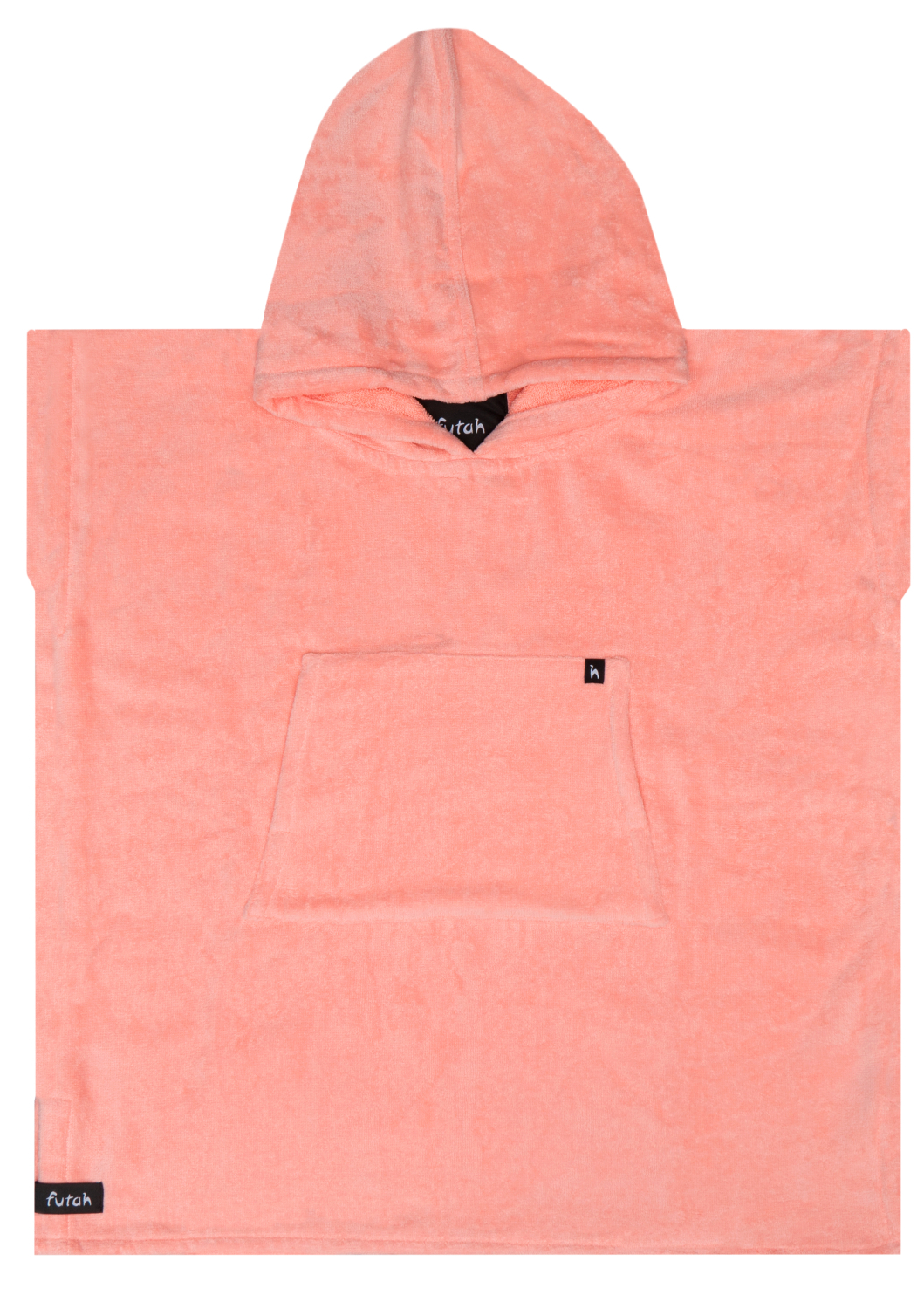 Badponcho/Ombytesponcho. Ericeira. Korall frotte. Barn 4-8 år.