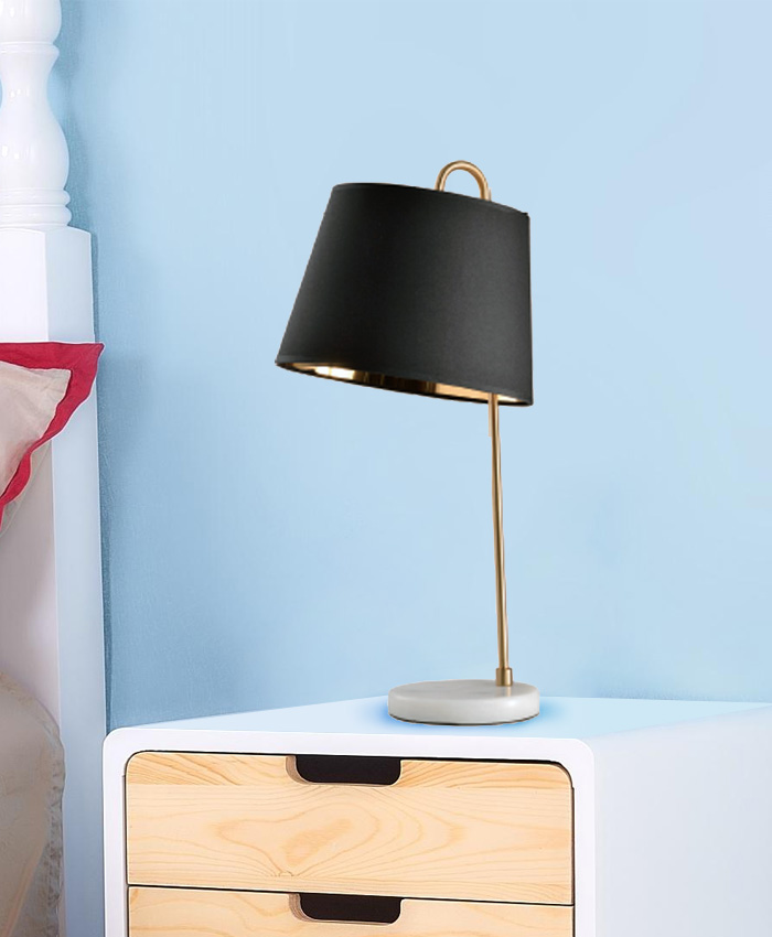 Bronze bordslampa