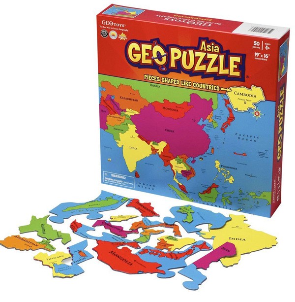 Geo Puzzle Asia