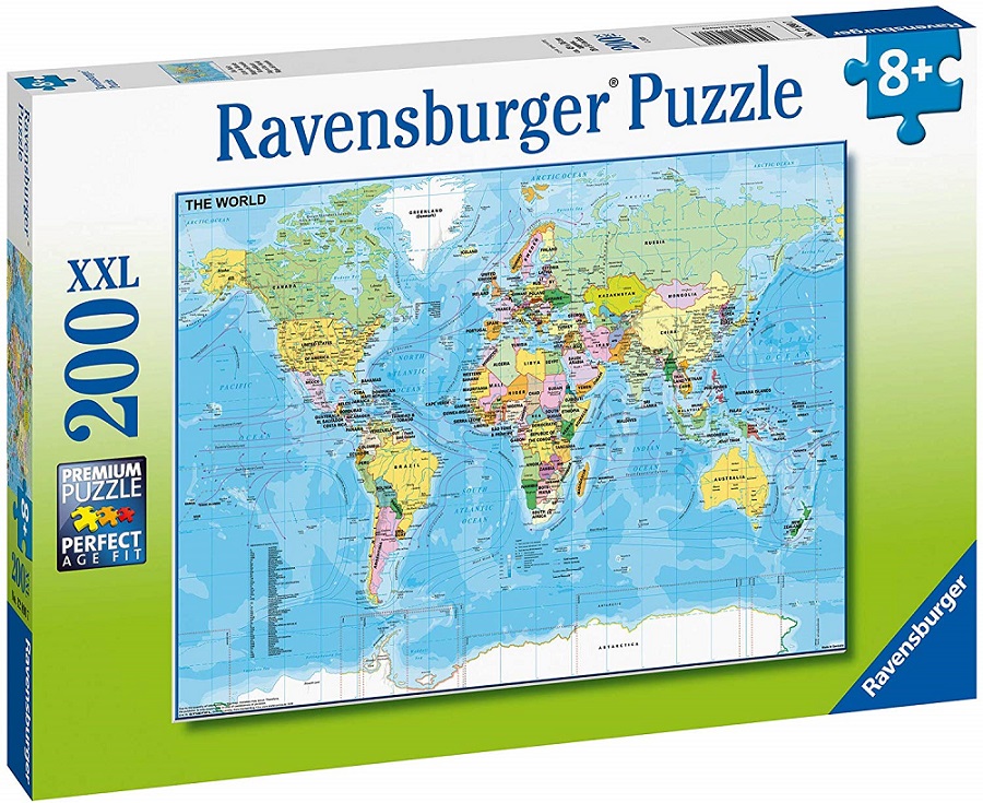 Map of the World Pussel 200 bitar