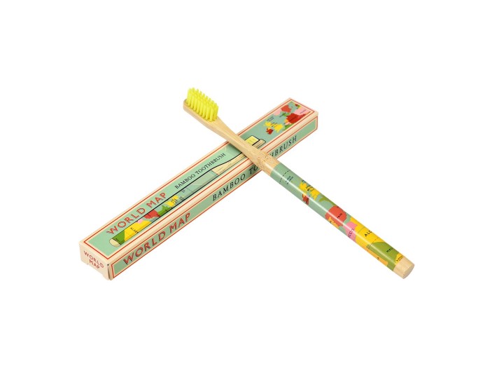 Tandborste Bambu World Map
