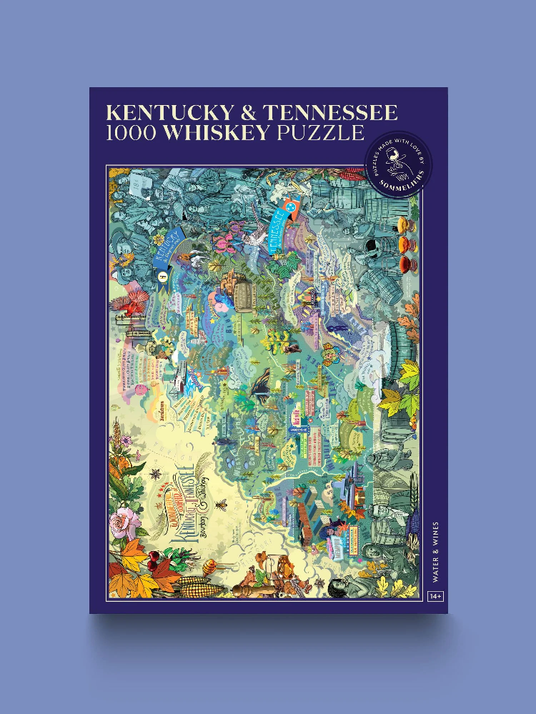 Whisky Puzzle Kentucky & Tennessee 1000 bitar