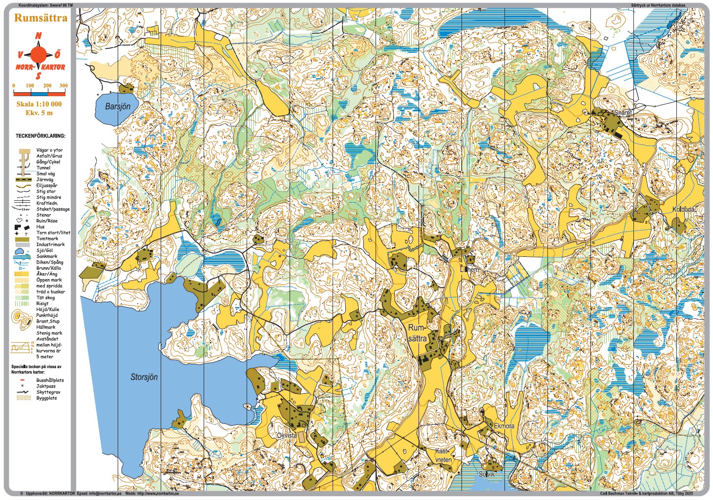 94 Rumsättra Norrkartor
