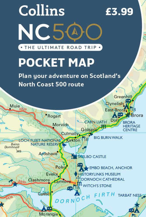 North Coast 500 Pocket Map