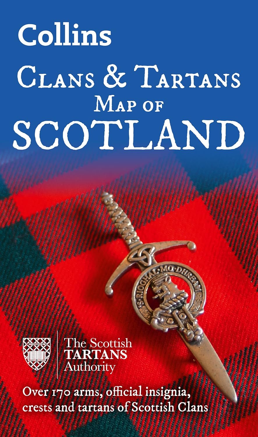 Clans & Tartans map of Scotland