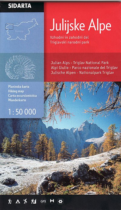 Julian Alps Hiking Map Cordee