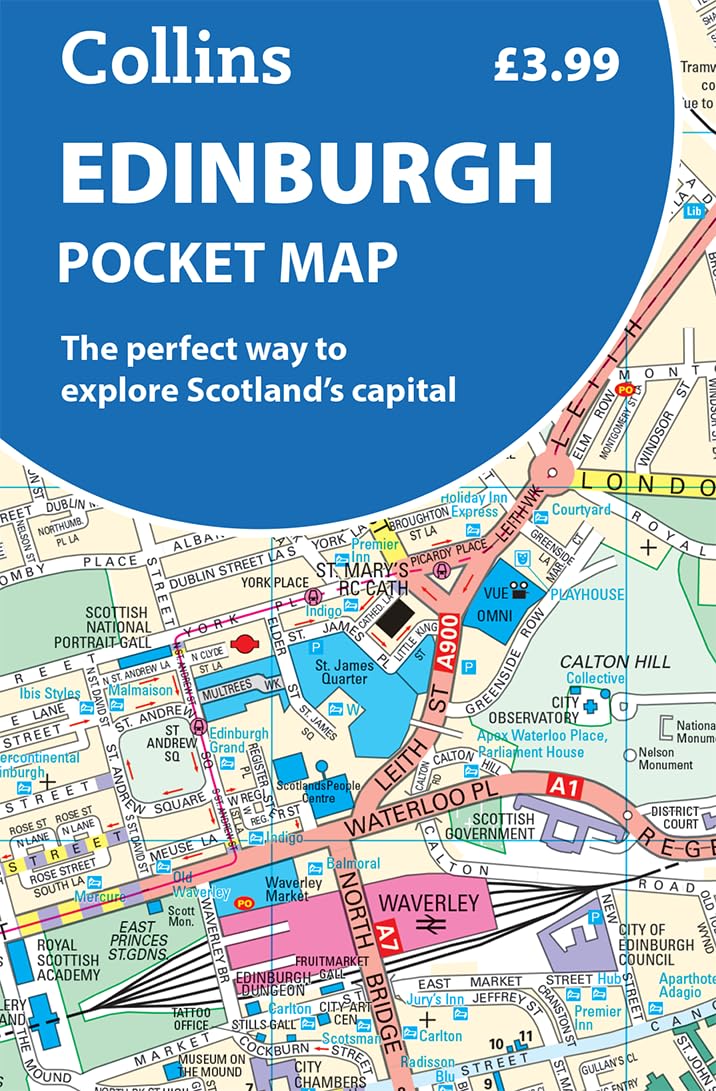 Edinburgh Pocket Map Collins