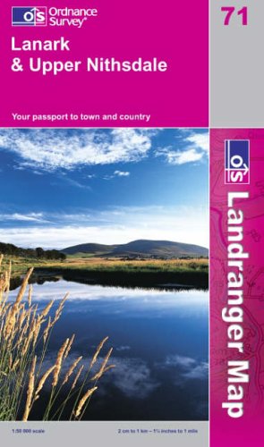 OS71 Lanark Upper Nithsdale area