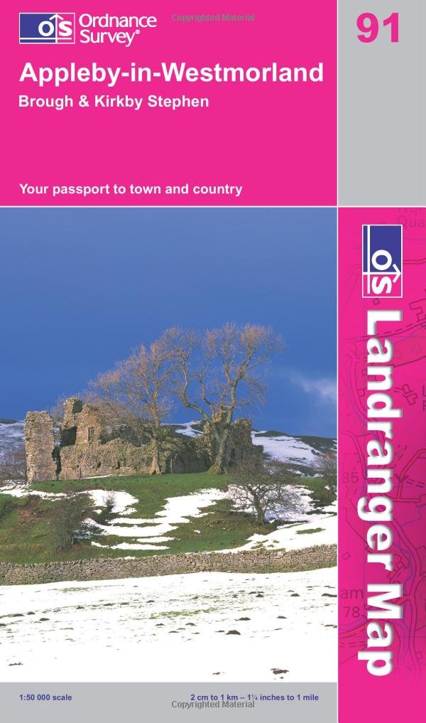 OS91 Appelby in Westmorland