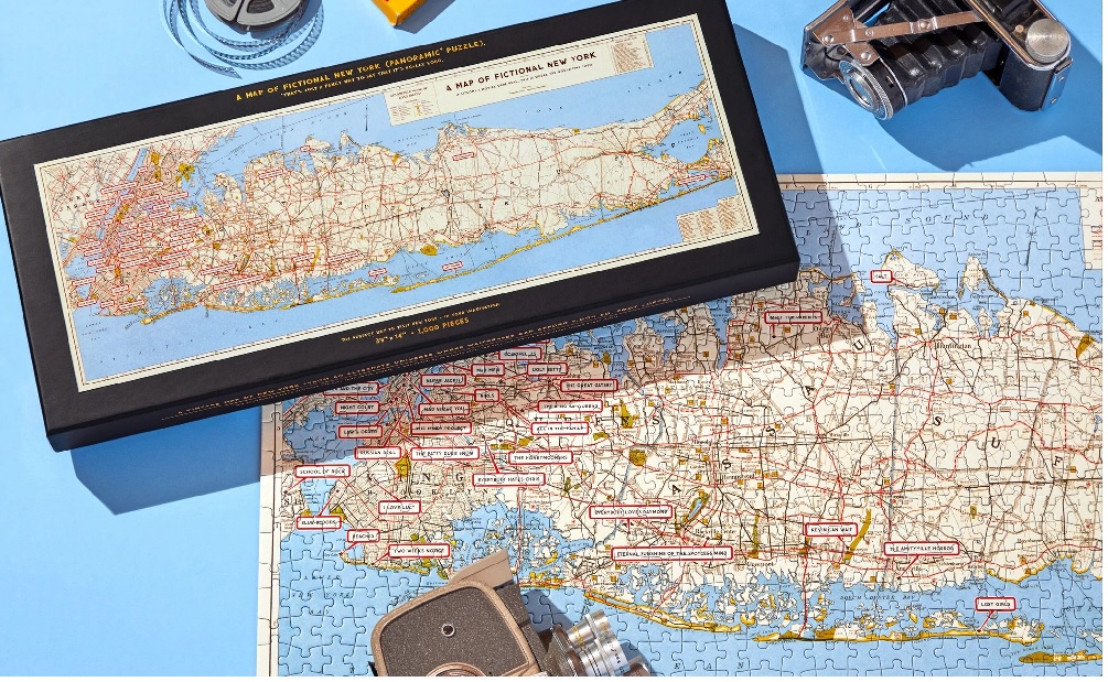 NYC Map Pussel 1000 bitar panorama