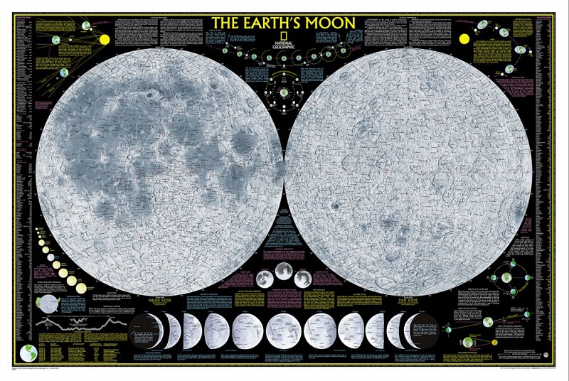 The Moon plansch NGS