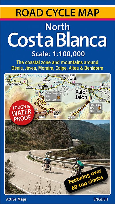 Costa Blanca Norra Cykelkarta