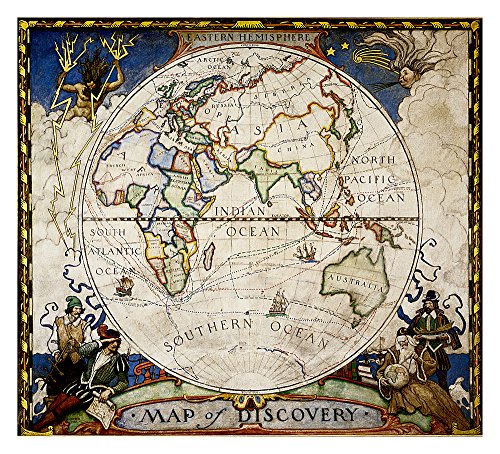 Eastern Hemisphere Väggkarta NGS Discovery