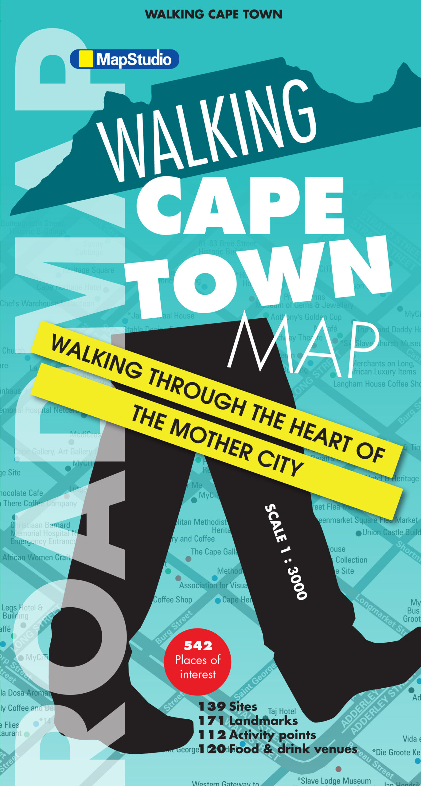 Kapstaden Walking map