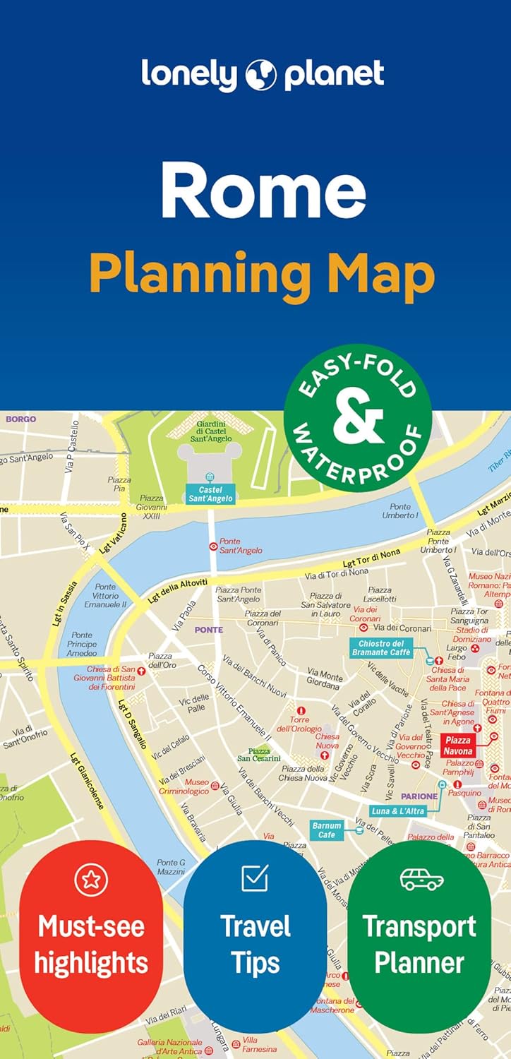 Rom City Map Lonely Planet