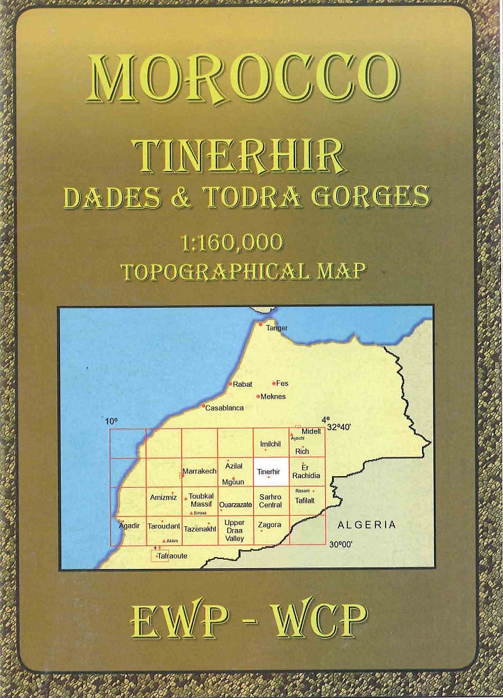 Tinerhir Dades & Todra Gorges EWP 1:160 000 (Morocco)