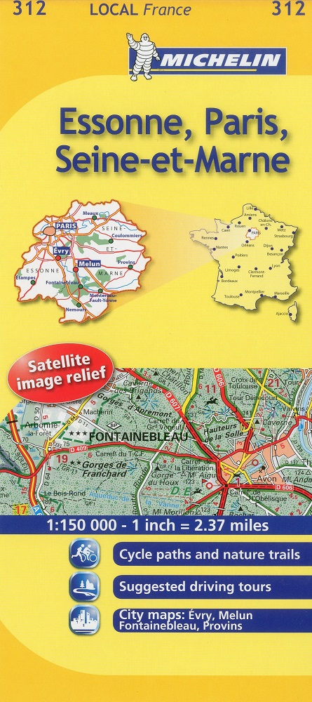 312 Essonne, Paris, Seine-et-Marne Michelin