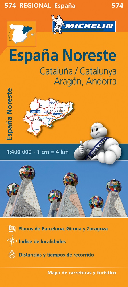 574 Katalonien Nordöstra Spanien  Michelin