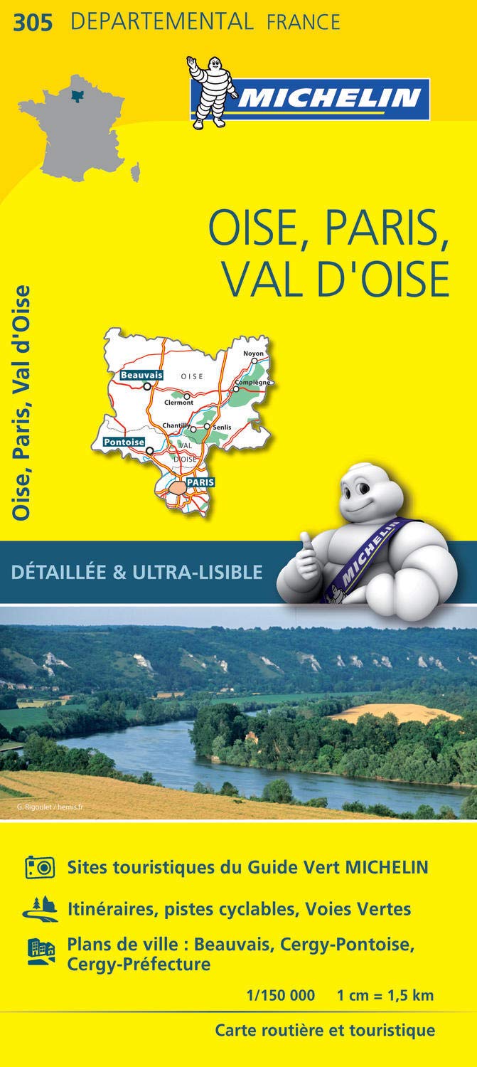 305 Oise, Paris, Vald'Oise Michelin