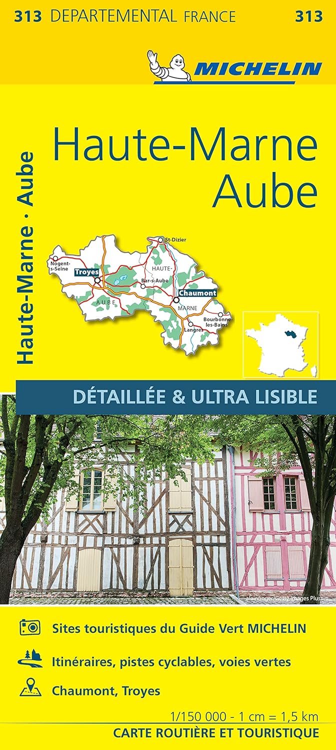 313 Aube, Haute-Marne Michelin
