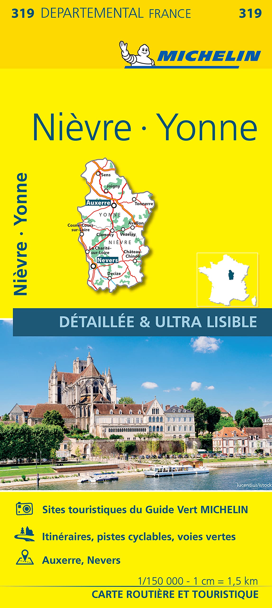 319 Nièvre, Yonne Michelin