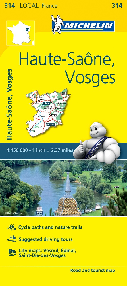 314 Haute-Saône, Vosges Michelin