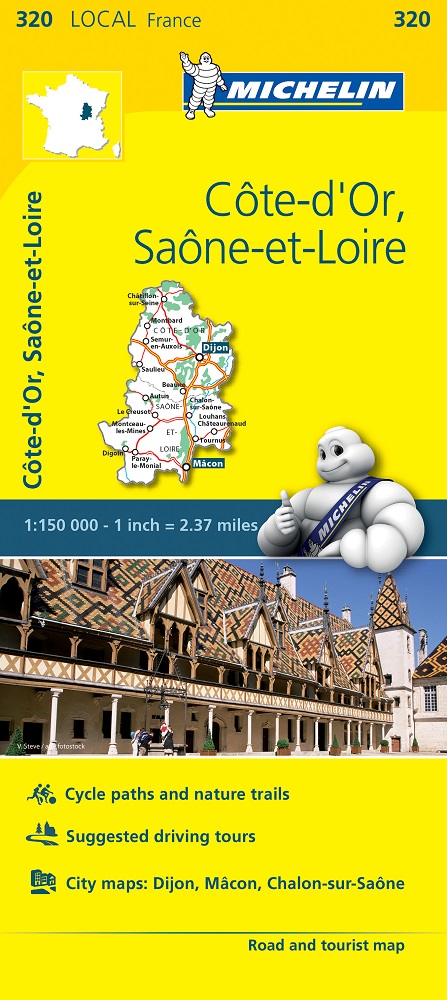 320 Côte-d'Or, Saône-et-Loire Michelin