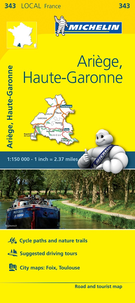 343 Ariége, Haute-Garonne Michelin