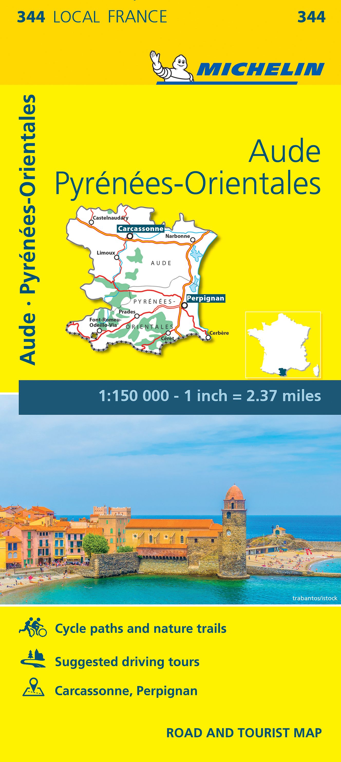 344 Aude, Pyrénées-Orientales Michelin