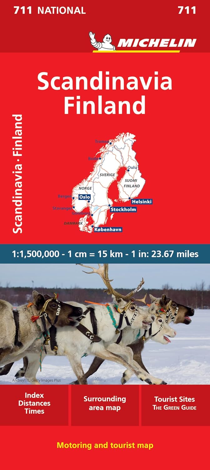 Skandinavien med Finland Michelin