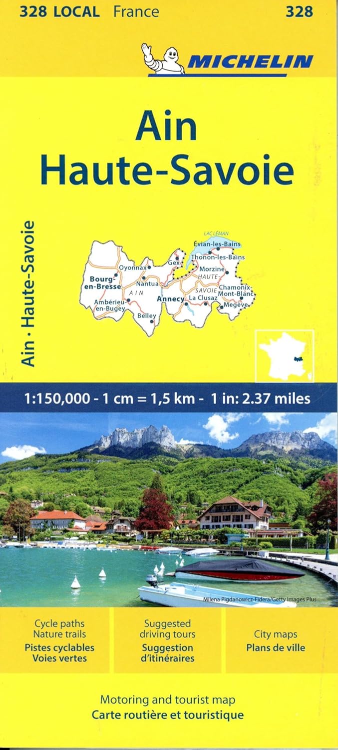 328 Ain, Haute-Savoie Michelin