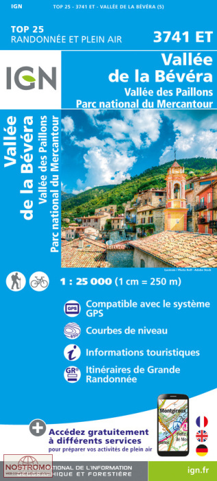 Vallée de la Bévéra 3741ET Top25 IGN
