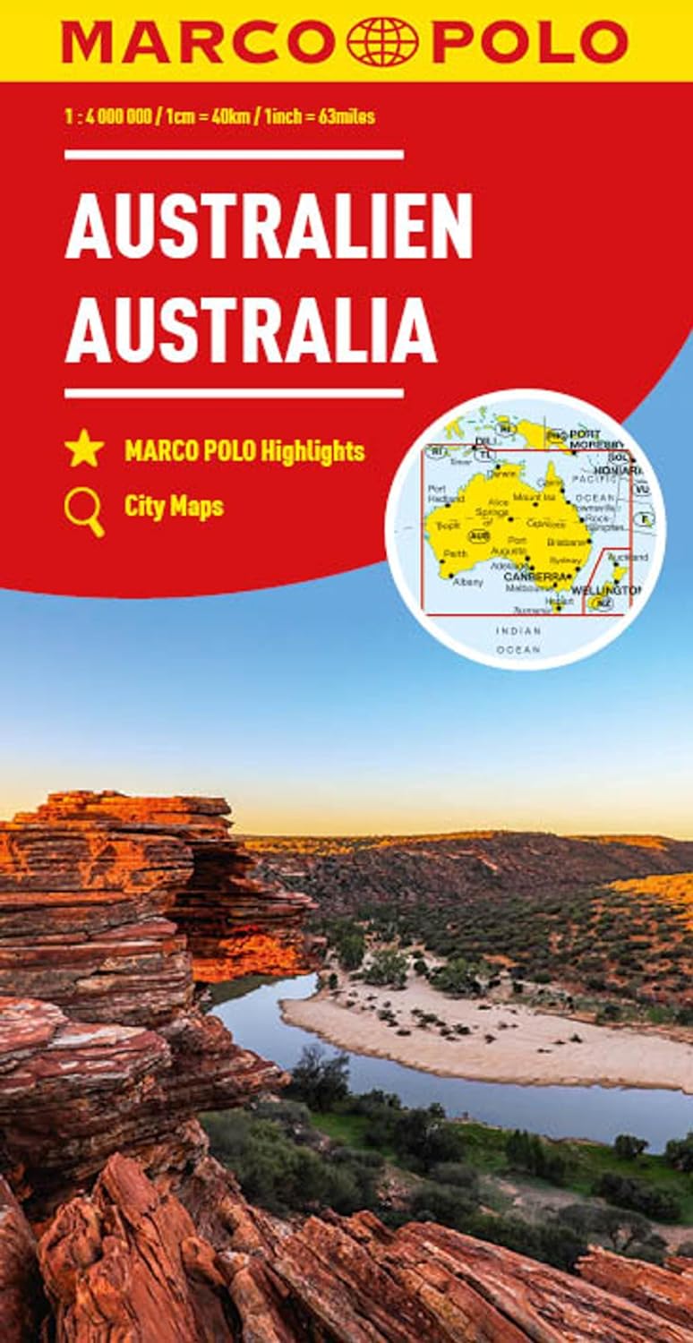 Australien Marco Polo karta