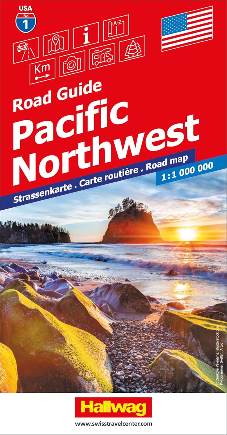 1 USA Hallwag Pacific Northwest