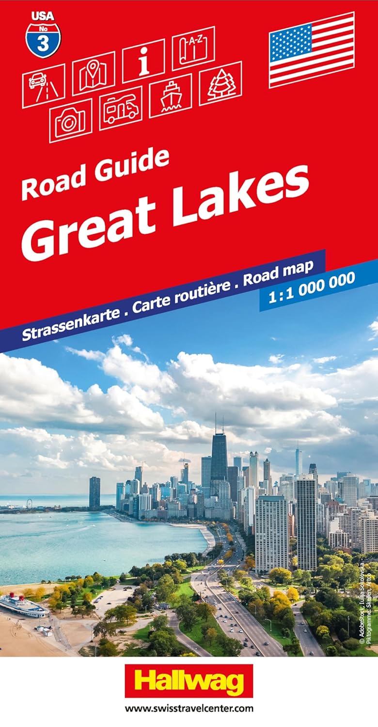 3 USA Hallwag Great Lakes