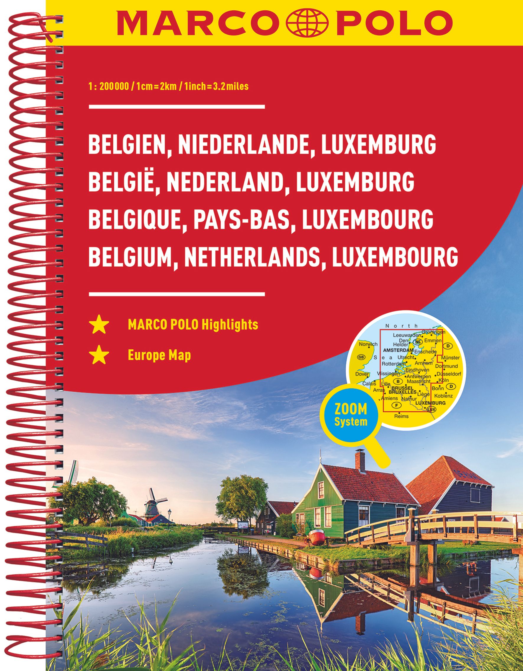 Benelux Atlas Marco Polo Spiral