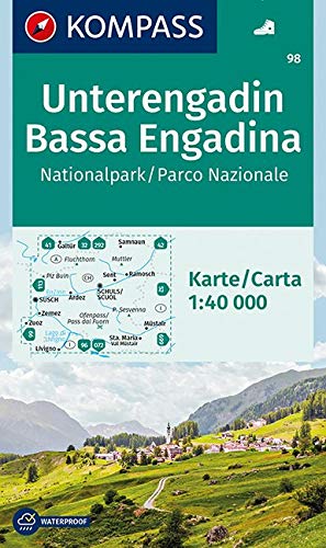98 Kompass Wanderkarte
