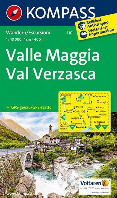 110 Kompass Wanderkarte