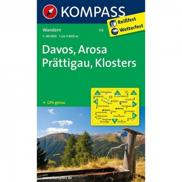 113 Kompass Wanderkarte