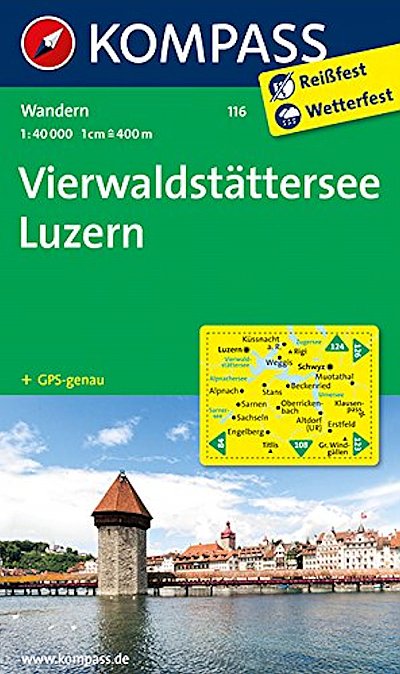 116 Kompass Wanderkarte