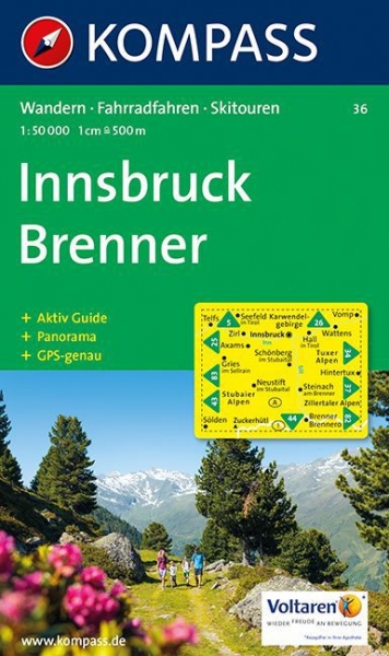 36 Kompass Wanderkarte