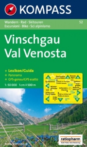 52 Kompass Wanderkarte