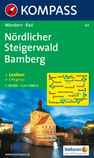167 Kompass Wanderkarte