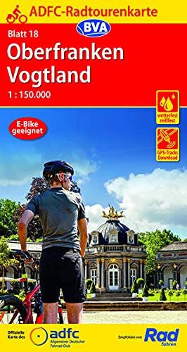 18 Cykelkarta Tyskland Oberfranken-Vogtland 1:150.000