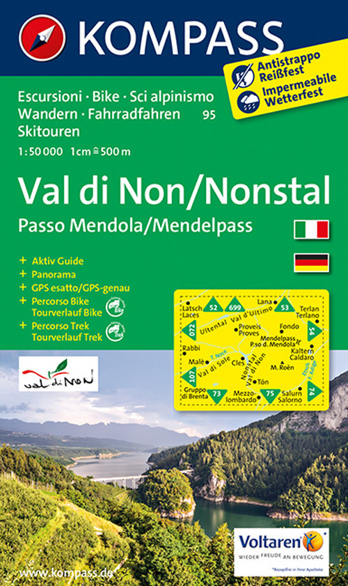 95 Kompass Wanderkarte