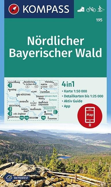 195 Kompass Wanderkarte