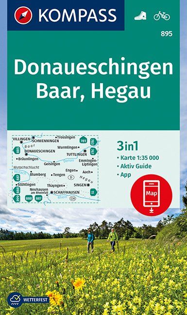 895 Kompass Wanderkarte