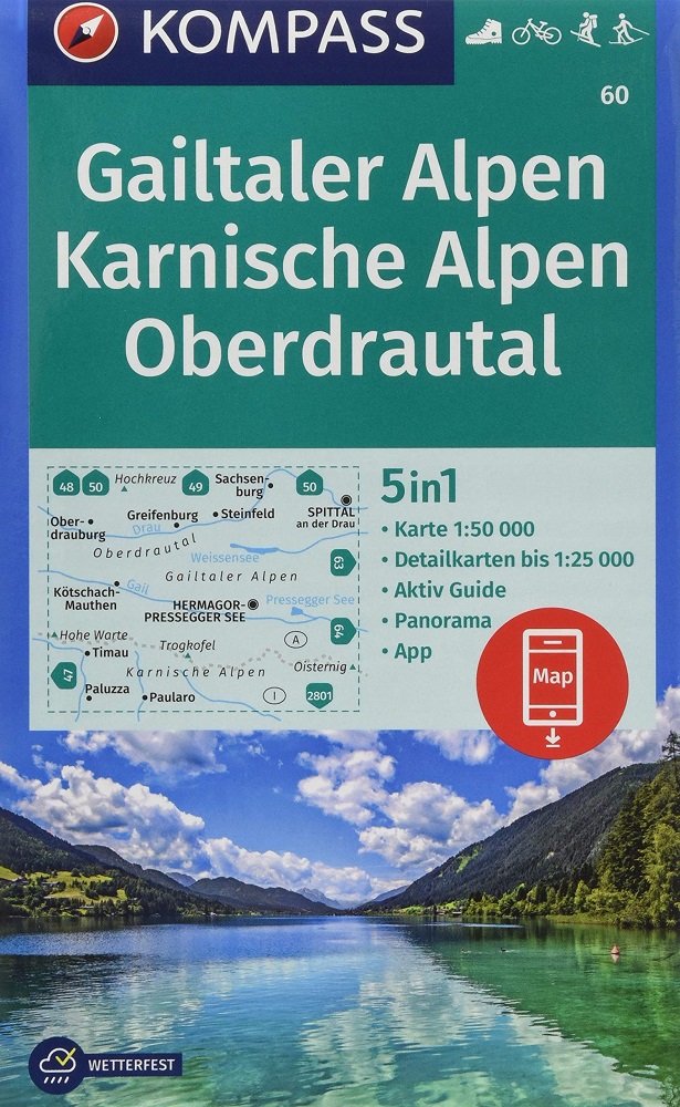 60 Kompass Wanderkarte