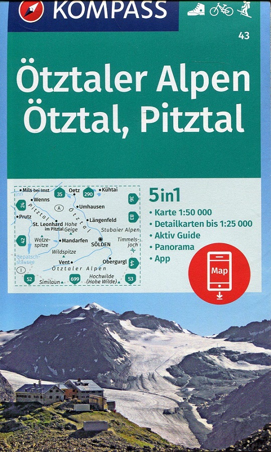 43 Kompass Wanderkarte