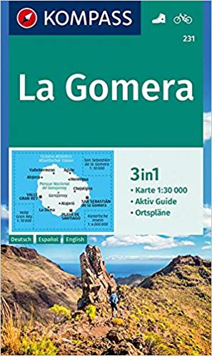 231 La Gomera Kompass Wanderkarte